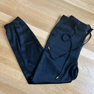 10 Crosby Derek Lam Black and Gold Joggers